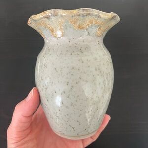Speckled artisan-made Ceramic Vase